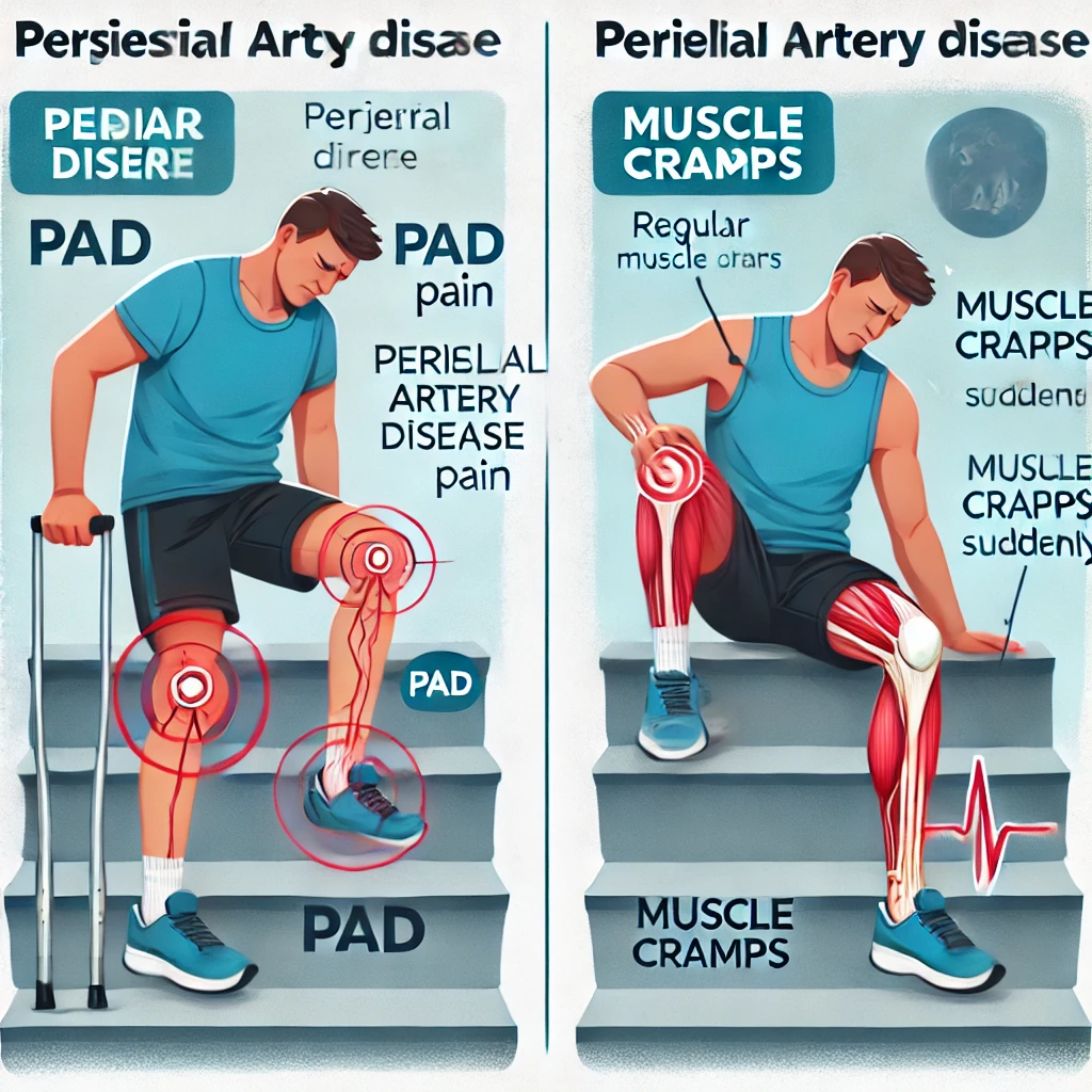 How PAD Symptoms Differ from Regular Muscle Cramps: Key Differences Explained