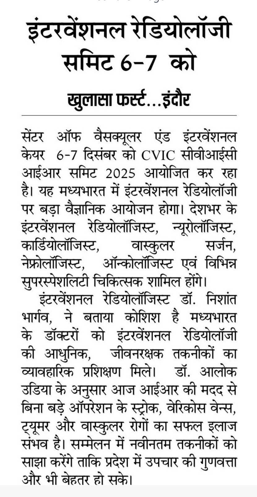 CVIC Summit Newspaper Cutting 7