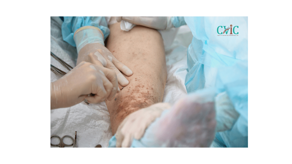 Vascular Surgeon in Indore providing advanced artery and vein treatment at CVIC Indore by Dr. Alok K Udiya, Dr. Shailesh Gupta, and Dr. Nishant Bhargava near Gita Bhawan Indore